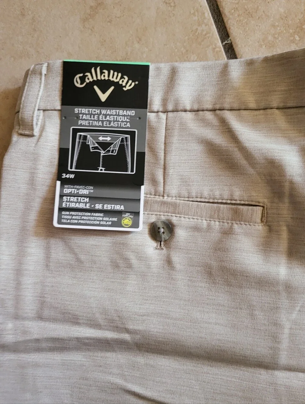 Callaway Stretch Waistband 34W